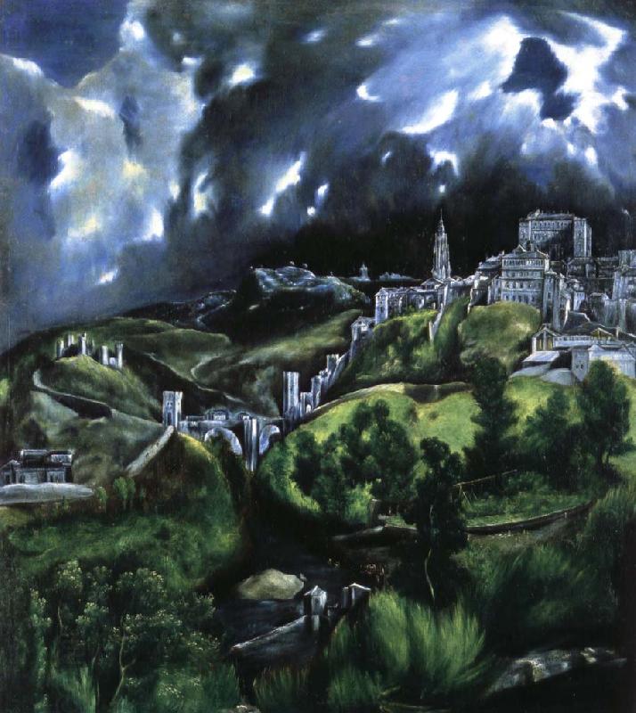 El Greco A View of Toledo oil painting picture